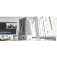 HYTE Revolt 3, Small Form Factor (SFF), PC, Weiß, ITX, ABS, Aluminium, Stahl, Heimbüro