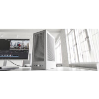 HYTE Revolt 3, Small Form Factor (SFF), PC, Weiß, ITX, ABS, Aluminium, Stahl, Heimbüro