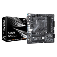 ASRock B450M Pro4 R2.0, AMD, Sockel AM4, AMD Ryzen™...