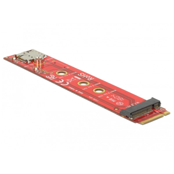 Delock 65921, M.2, M.2, 67 pin M.2 Key B, Taiwan, FCC. CE, 22 mm
