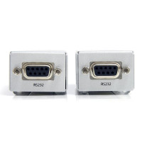 StarTech.com Serieller DB9 RS232-Extender über Cat5 - Bis zu 1000 Meter, VGA, Seriell, RS-232, Silber, Gleichstrom, 0 - 70 °C