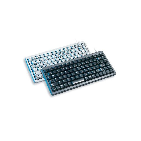 Cherry Compact keyboard G84-4100, light grey, CH, Kabelgebunden, USB + PS/2, Grau