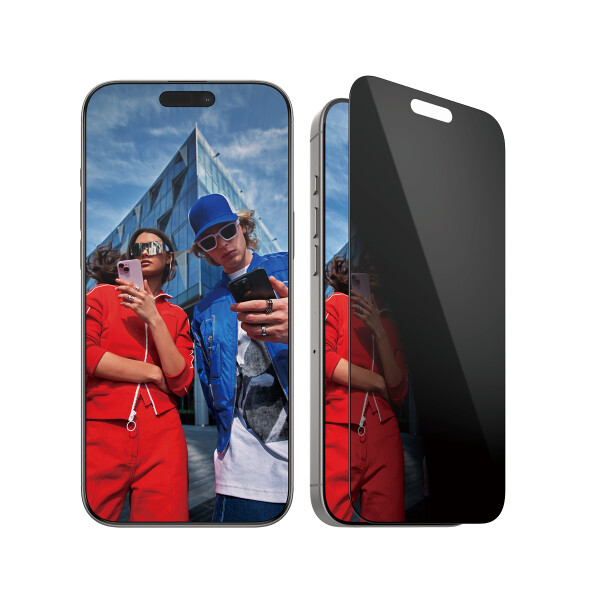 PanzerGlass Privacy Displayschutz iPhone 16 Pro Max| Ultra-Wide Fit