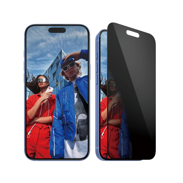 PanzerGlass Privacy Displayschutz für iPhone 16 Plus & 15 - Ultra-Wide