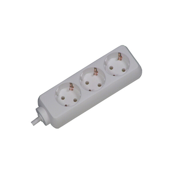 Bachmann SELLY, 1,5 m, Kunststoff, Weiß, Kunststoff, 3 AC-Ausgänge, 3600 W