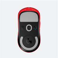 Logitech G Pro X Superlight, rechts, Optisch, RF Wireless, 25600 DPI, 1 ms, Rot