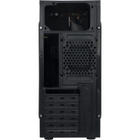 Inter-Tech B-48, Midi Tower, PC, Schwarz, ATX, micro ATX, 15 cm, 35 cm