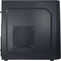 Inter-Tech B-48, Midi Tower, PC, Schwarz, ATX, micro ATX, 15 cm, 35 cm