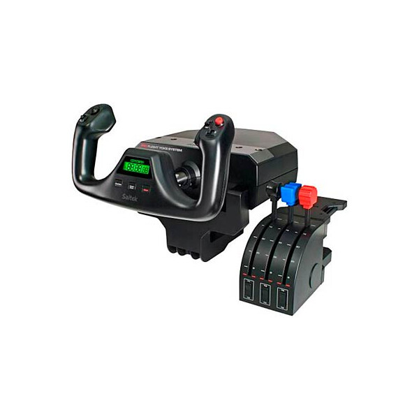 Logitech G Flight Yoke System, Flugsimulation, PC, Analog / Digital, Kabelgebunden, USB 2.0, Schwarz