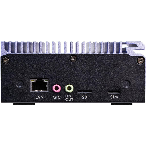 Shuttle Edge PC SPCEL12 , Intel Celeron J6412 , 2x HDMI, 1x DP, 2x 2.5G LAN, 1x DDR4, 1x Micro SD card reader, 1x Nano SIM slot, 3x USB, 2x M.2 (SATA), 12-20V , 24/7 Dauerbetrieb, lüfterlos, inkl. VESA Befestigung, 0,46L Größe PC, Mini-PC Barebone, Intel