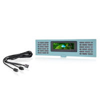 Thermaltake AC-067-OOCNAN-A1, Full Tower, LCD panel kit, Türkis, 5 V, 14 W, 277,5 mm