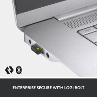 Logitech MX Keys combo for Business Gen 2, Kabellos, RF Wireless + Bluetooth, Scherenschalter, QWERTZ, LED, Graphit