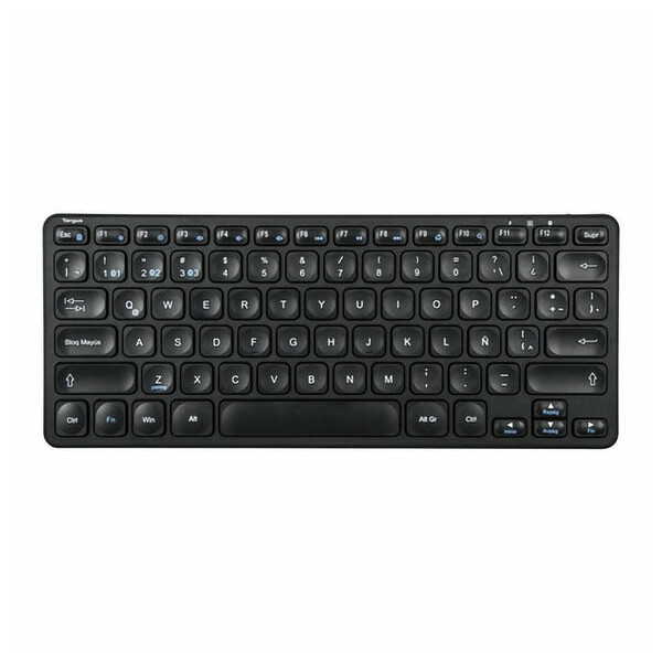 Targus AKB862ES, Kabellos, Bluetooth, QWERTY, Schwarz