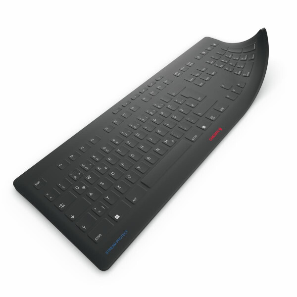 Cherry 61510017, Tastaturabdeckung, Silikon, 463 mm, 164 mm, 100 g, Schwarz