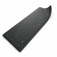 Cherry 61510017, Tastaturabdeckung, Silikon, 463 mm, 164 mm, 100 g, Schwarz