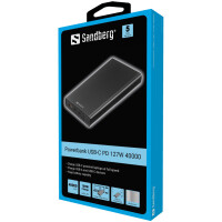 SANDBERG 420-63, 40000 mAh, Lithium-Ion (Li-Ion), Schwarz