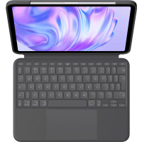 Logitech Combo Touch, QWERTY, US International, Trackpad, 1,8 cm, 1 mm, Apple