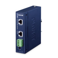 Planet IP30 Industrial Single-Port 10Gbps 802.3bt PoE++...