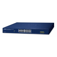 Planet 16-Port 10/100/1000T + 2-Port, Managed, L2,...