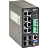 Barox RY-LPIGE-804GBTME, Managed, L2/L3, Gigabit Ethernet...