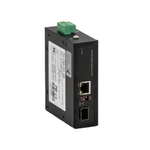 Barox PC-HPMC101-GE, 1000 Mbit/s, 10Base-T, 100Base-TX, 1000Base-T, IEEE 802.3, IEEE 802.3ab, IEEE 802.3af, IEEE 802.3at, IEEE 802.3u, IEEE 802.3x, IEEE 802.3z, Gigabit Ethernet, 10,100,1000 Mbit/s, 10BASE-T, 100BASE-TX, 1000BASE-T