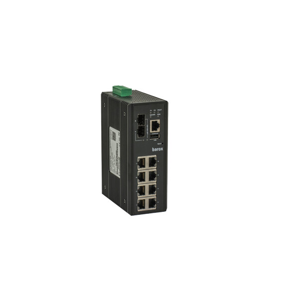 Barox LT-L802GBTME, Managed, L3, Gigabit Ethernet (10/100/1000), Vollduplex