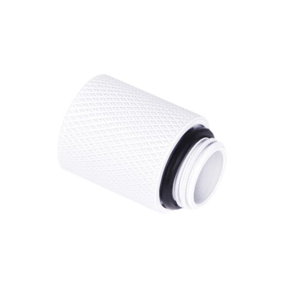 Alphacool Eiszapfen Verlängerung 20mm G1/4 AG auf G1/4 IG - White, Schlauchanschluss, Weiß, 1/4", CE, FC, RoHS, 20 mm, 1,8 cm