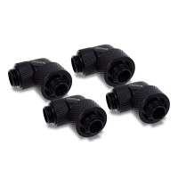 Alphacool 17613, Anpassung, Messing, Schwarz, 1/4",...