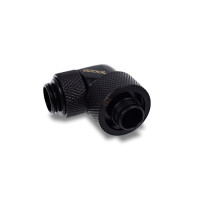 Alphacool 17613, Anpassung, Messing, Schwarz, 1/4", 360°, CE, FC, RoHS