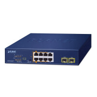 Planet 2-Port 10/100/1000T 802.3bt, Unmanaged, Gigabit...