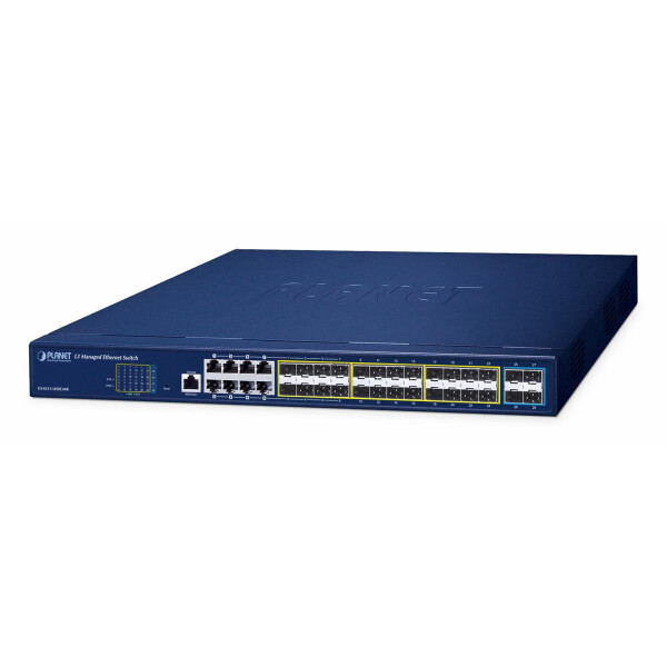 Planet GS-6311-16S8C4XR, Managed, L3, Gigabit Ethernet (10/100/1000), Vollduplex