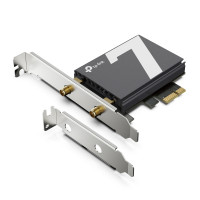 TP-LINK Archer TBE550E, Eingebaut, Kabellos, PCI Express, WLAN / Bluetooth, 9300 Mbit/s, Schwarz