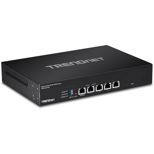TRENDnet TWG-431BR, Ethernet-WAN, Schwarz
