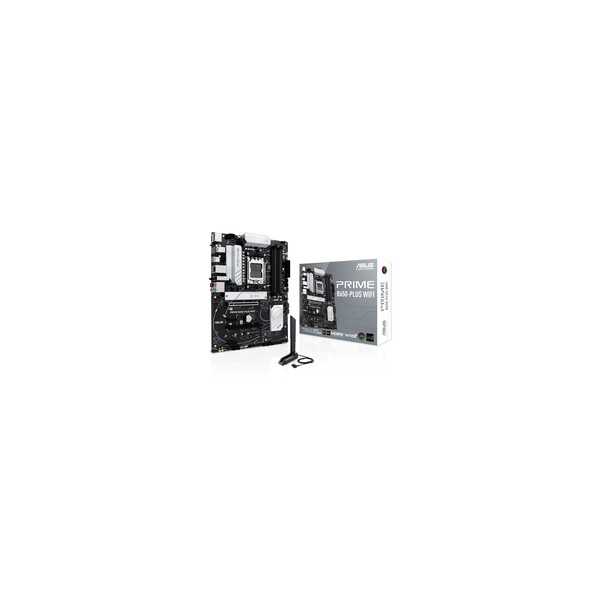 ASUS PRIME B650-PLUS WIFI, AMD, Sockel AM5, AMD Ryzen 7000 Series, AMD Ryzen 8000 Series, AMD Ryzen 9000 Series, Sockel AM5, DDR5-SDRAM, 192 GB