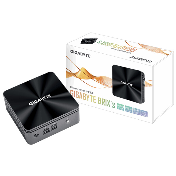 Gigabyte GB-BRI3H-10110, Mini-PC Barebone, BGA 1528, M.2, PCI Express, SATA, Ethernet/LAN, Wi-Fi 5 (802.11ac), 90 W