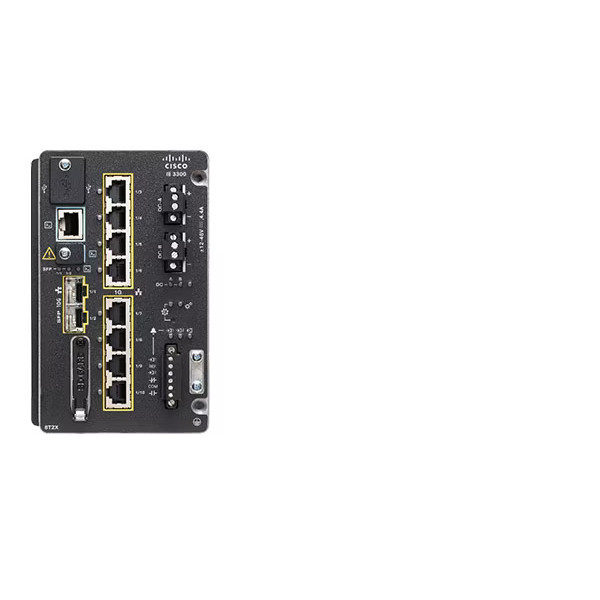 Cisco IE-3300-8T2X-A, Managed, Gigabit Ethernet (10/100/1000)
