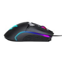 Gigabyte AORUS M5, rechts, Optisch, USB Typ-A, 16000 DPI, Schwarz