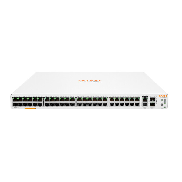 HPE Aruba Instant On 1960 48G 2XGT 2SFP+ (x5), Managed, L2+, Gigabit Ethernet (10/100/1000), Vollduplex, Rack-Einbau, 1U