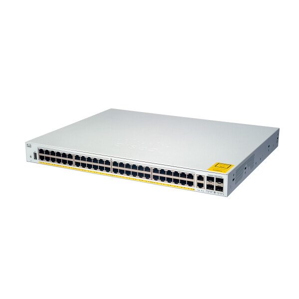 Cisco Catalyst C1000-48P-4G-L, Managed, L2, Gigabit Ethernet (10/100/1000), Vollduplex, Power over Ethernet (PoE)