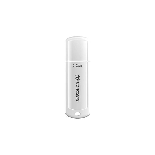 Transcend JetFlash 700/730, 512 GB, USB Typ-A, 3.2 Gen 1 (3.1 Gen 1), Kappe, 8,5 g, Schwarz, Weiß