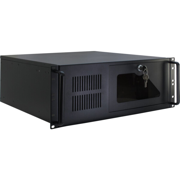 Inter-Tech IPC 4U-4088-S, Rack, Server, Schwarz, ATX, micro ATX, Mini-ITX, Stahl, 4U