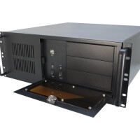 Inter-Tech IPC 4U-4088-S, Rack, Server, Schwarz, ATX, micro ATX, Mini-ITX, Stahl, 4U