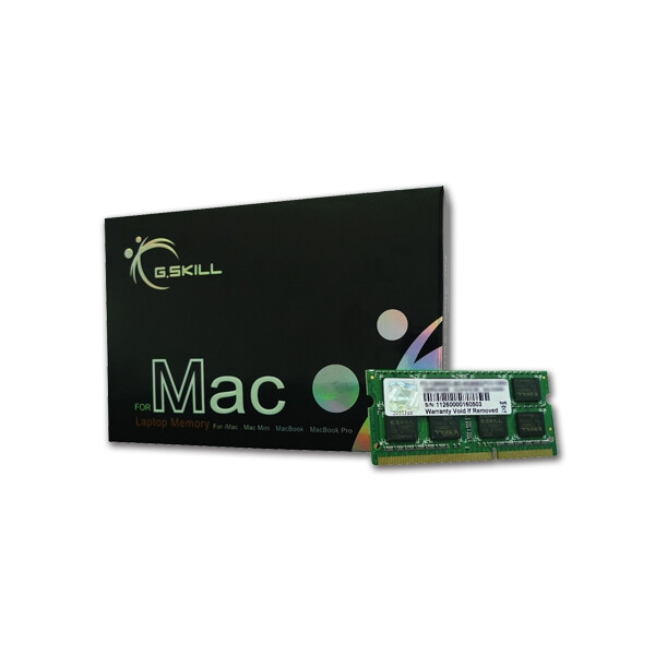 G.Skill 8GB DDR3-1600, 8 GB, 1 x 8 GB, DDR3, 1600 MHz, 204-pin SO-DIMM