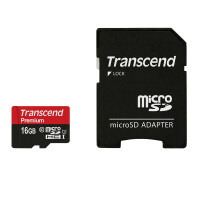 Transcend 8GB microSDHC Class 10 UHS-I, 8 GB, MicroSDHC,...