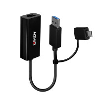 Lindy 43412, Kabelgebunden, USB, Ethernet, 5000 Mbit/s,...