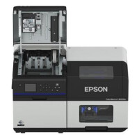 Epson ColorWorks C8000e (BK), Tintenstrahl, 600 x 1200 DPI, 300 mm/sek, Verkabelt & Kabellos, Schwarz, Grau
