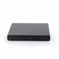 Gembird DVD-USB-04, Schwarz, Vorderseite, Horizontal, China, DVD±RW, USB 2.0