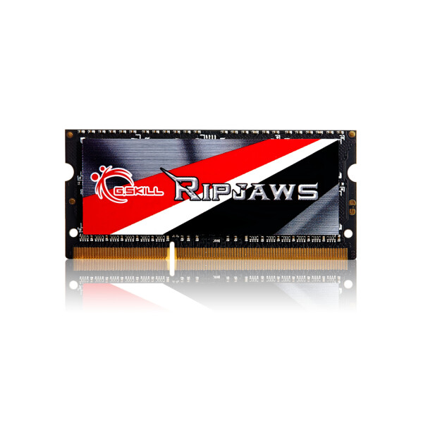 G.Skill Ripjaws F3-1600C9D-16GRSL, 16 GB, 2 x 8 GB, DDR3L, 1600 MHz, Schwarz, Rot