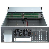 Inter-Tech 4U-4408, Rack, Server, Schwarz, Silber, ATX,...