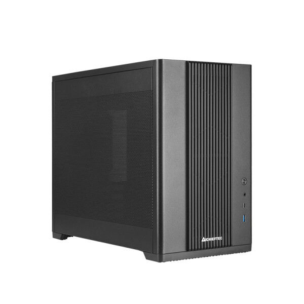 Chieftec BX-10B-M-OP, Mini Tower, PC, Schwarz, micro ATX, Mini-ITX, Metall, 16,5 cm